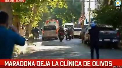 Πήρε εξιτήριο ο Μαραντόνα (video)