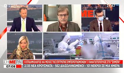 Παναγιωτόπουλος σε ΣΚΑΪ: Μην το κάνουμε όπως το καλοκαίρι - Πρόωρη η συζήτηση για άρση μέτρων