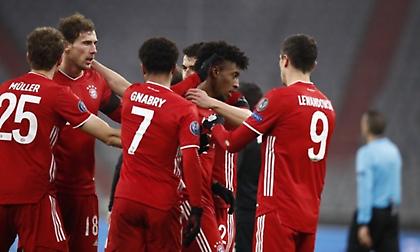 4X4=16 για την Μπάγερν, ανοιχτή η 2η θέση στο 1ο γκρουπ!