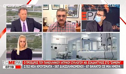 Εξαδάκτυλος σε ΣΚΑΪ: Αν συνεχιστεί η πίεση στο ΕΣΥ, θα πεθαίνουν ασθενείς με απλά νοσήματα