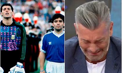 Έβαλε τα κλάμματα on air για τον Μαραντόνα ο Γκοϊκοετσέα (video)