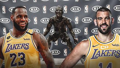 Λεμπρόν για Γκασόλ: «Τον αγαπώ, αλλά έχει ένα βραβείο μου σπίτι του»