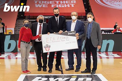 Η bwin και η Κ.Α.Ε. ΟΛΥΜΠΙΑΚΟΣ στέκονται έμπρακτα στο πλευρό της κοινωνίας