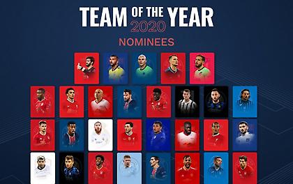 Οι 50 υποψήφιοι για την ομάδα της χρονιάς από την UEFA
