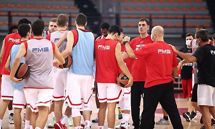 Άπαντες παρόντες στην προπόνηση του Ολυμπιακού