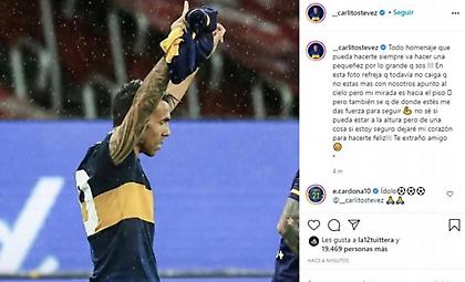 Τέβες: «Ακόμη δεν μπορώ να πιστέψω ότι έφυγε ο Μαραντόνα»