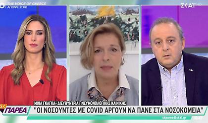Γκάγκα σε ΣΚΑΪ: Οι ασθενείς με κορωνοϊό αργούν να πάνε στο νοσοκομείο- Φόβοι για 3ο κύμα