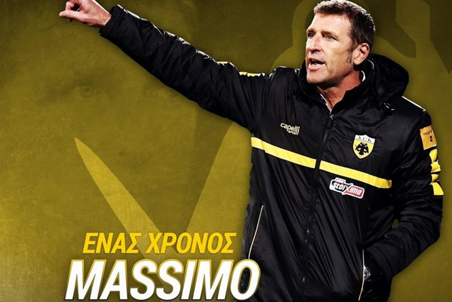 Η ανάρτηση της ΑΕΚ για τον έναν χρόνο του Μάσιμο Καρέρα