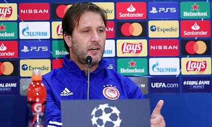 Live streaming: Η συνέντευξη Τύπου του Ολυμπιακού