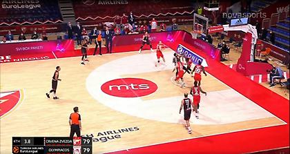 Η καλαθάρα του Πρίντεζη που έδωσε τη νίκη στον Ολυμπιακό (video)