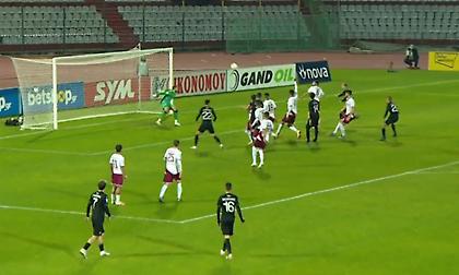 Το 1-0 του ΟΦΗ με αυτογκόλ (video)