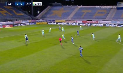«Βολίδα» του Κρεσπί σταματάει στο δοκάρι! (video)