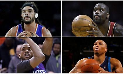 NBA: Όταν οι παίκτες σουτάρουν με πολύ περίεργο τρόπο!