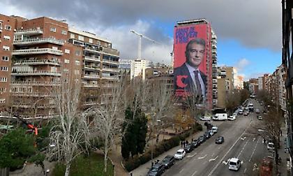 Ο Λαπόρτα έβαλε διαφήμιση για την υποψηφιότητά του στη Μαδρίτη!