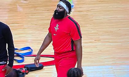 Εμφανίστηκε… θρεφτάρι ο Χάρντεν! (video)