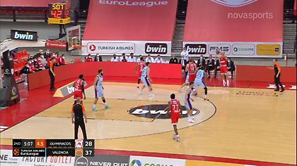 To τρίποντο του Σπανούλη από τα 9 μέτρα (video)