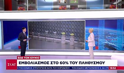 Κορωνοϊός-Ελλάδα: Εμβολιασμός στο 60% του πληθυσμού έως τον Ιούνιο