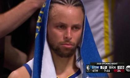 Το βλέμμα γεμάτο απόγνωση του Κάρι για την ήττα των Γουόριορς