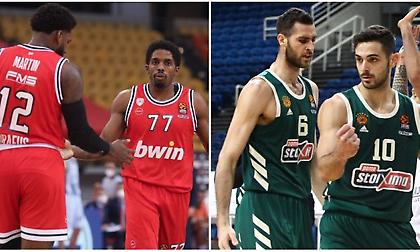 Ευρωλίγκα: «Πιάνει» τα 500 ματς ο Ολυμπιακός, ακολουθεί ο Παναθηναϊκός