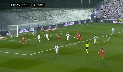 Απίθανη χαμένη ευκαιρία της Γρανάδα κόντρα στην Ρεάλ στα 30 δευτερόλεπτα (video)