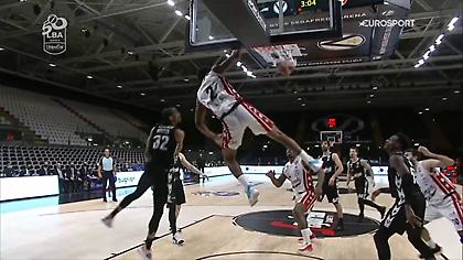 Τρομερό κάρφωμα ΛεΝτέι στο ιταλικό Top 10 (video)