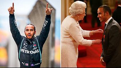 Η βασίλισσα έχρισε… ιππότη τον Χάμιλτον