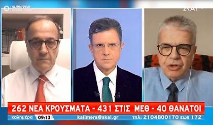 Γώγος σε ΣΚΑΪ: Κρίσιμη η Δευτέρα - To άνοιγμα των σχολείων πρέπει να γίνει με ασφάλεια