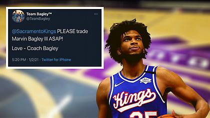 Ο πατέρας του Μπάγκλεϊ ζήτησε ανταλλαγή στη διάρκεια αγώνα