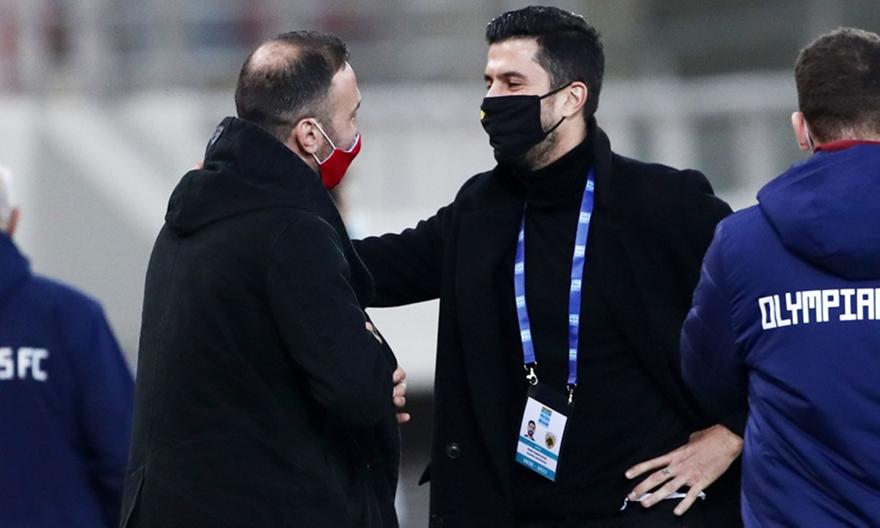 Το τετ-α-τετ Τοροσίδη και Κονέ πριν το ντέρμπι (pics)