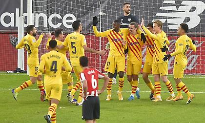 Το γύρισε πριν το ημίχρονο στο Μπιλμπάο η Μπαρτσελόνα! (video)