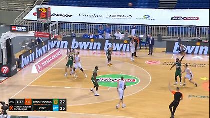 Παναθηναϊκός-Ζενίτ: Το τρίποντο του Πάνγκος από τα 10 μέτρα (video)