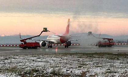 Η αποστολή της Ρεάλ Μαδρίτης... παγιδεύτηκε στο αεροπλάνο λόγω της κακοκαιρίας
