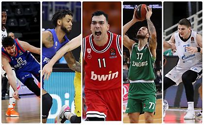 Σλούκας και Ντόρσεϊ στην πεντάδα της αγωνιστικής στην Ευρωλίγκα