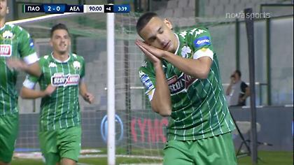 Παναθηναϊκός-ΑΕΛ: Το 2-0 με τον Εμμανουηλίδη