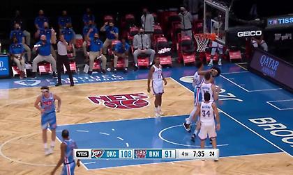 Ο Άλεν έβαλε στα... καλάθια τους Θάντερ στο Top 10