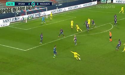 Γκολάρα με… οβίδα του Ντιακιτέ στο Καέν-Τουλούζ (video)