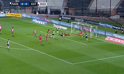 ΠΑΟΚ-Ολυμπιακός: Προβάδισμα με τον Ίνγκασον οι γηπεδούχοι (video)