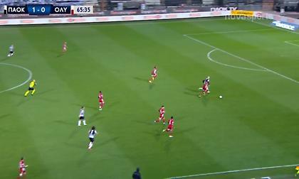 ΠΑΟΚ-Ολυμπιακός: Το σωτήριο τάκλιν του Μπα στον Κρμέντσικ!