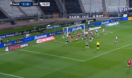 ΠΑΟΚ-Ολυμπιακός: Έφερε στα… ίσα το ντέρμπι ο Μπα! (video)