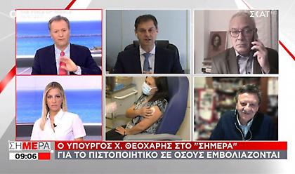 Πιστοποιητικό εμβολιασμού: «Δεν θα γίνει προϋπόθεση για να ταξιδέψει κάποιος στη χώρα μας»