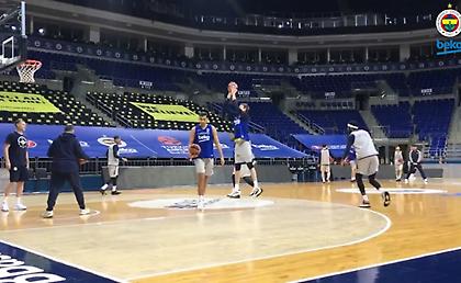 Η τελευταία προπόνηση της Φενέρ εν όψει Παναθηναϊκού (video)