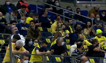 Με κόσμο στην εξέδρα το Φενέρ-Παναθηναϊκός! (video)