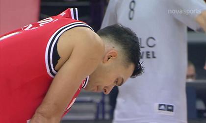 Η απογοήτευση του Σλούκα μετά την ήττα από τη Βιλερμπάν (video)