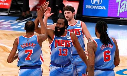 Ντεμπούτο με τριπλ-νταμπλ και νίκη για Χάρντεν στους Νετς