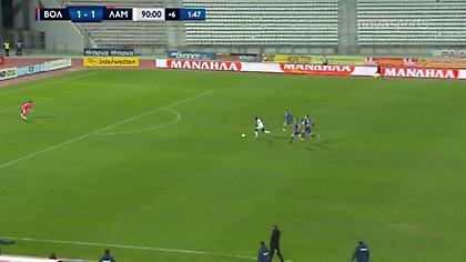 Βόλος-Λαμία: Η ευκαιρία του Μπα στο 90+2' (video)