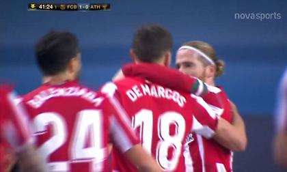 Δύο γκολ μέσα σε ένα τρίλεπτο στο Μπαρτσελόνα-Μπιλμπάο (vids)