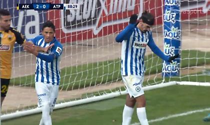 Σκόραρε και δεν πανηγύρισε κόντρα στην ΑΕΚ ο Χριστοδουλόπουλος (video)