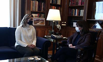 Συναντήθηκε με την Πρόεδρο της Δημοκρατίας η Μπεκατώρου