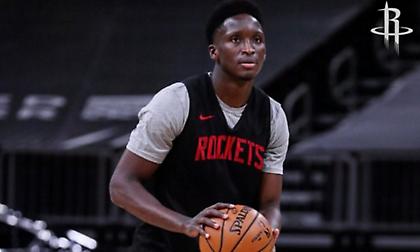 Η πρώτη προπόνηση του Ολαντίπο στο Χιούστον (video)