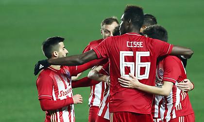 Παναιτωλικός-Ολυμπιακός: Με κεφαλιά του Σισέ το 0-3